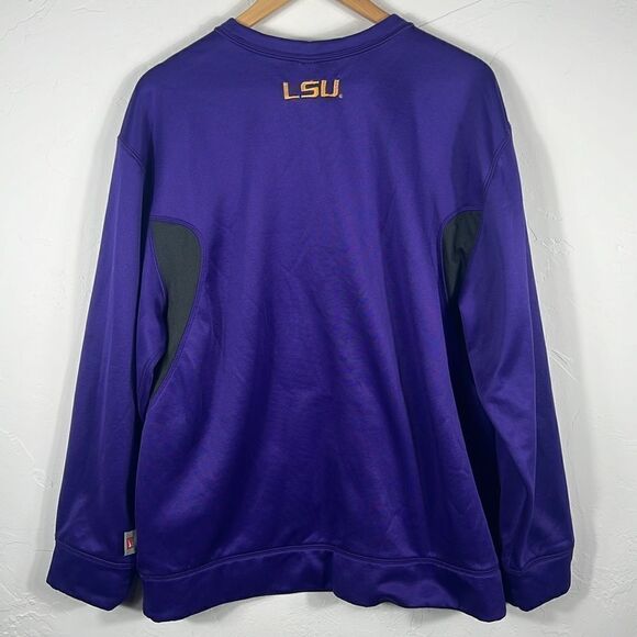 🏈🏀 Vintage LSU Louisiana StateTigers NIKE “Center Swoosh” Crewneck Sweatshirt - Picture 9 of 12